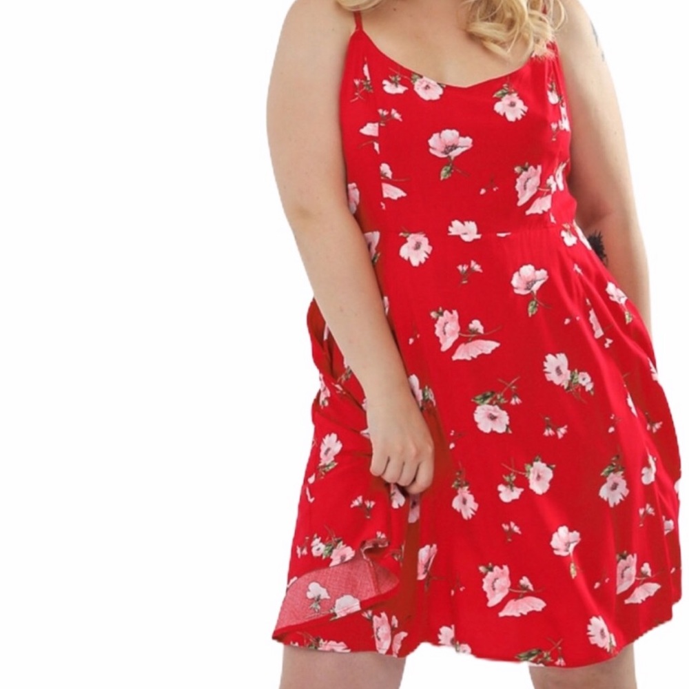 🌻3/$25 🆕 Plus Size Skater Dress